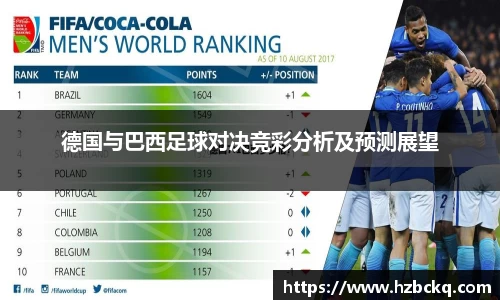 德国与巴西足球对决竞彩分析及预测展望